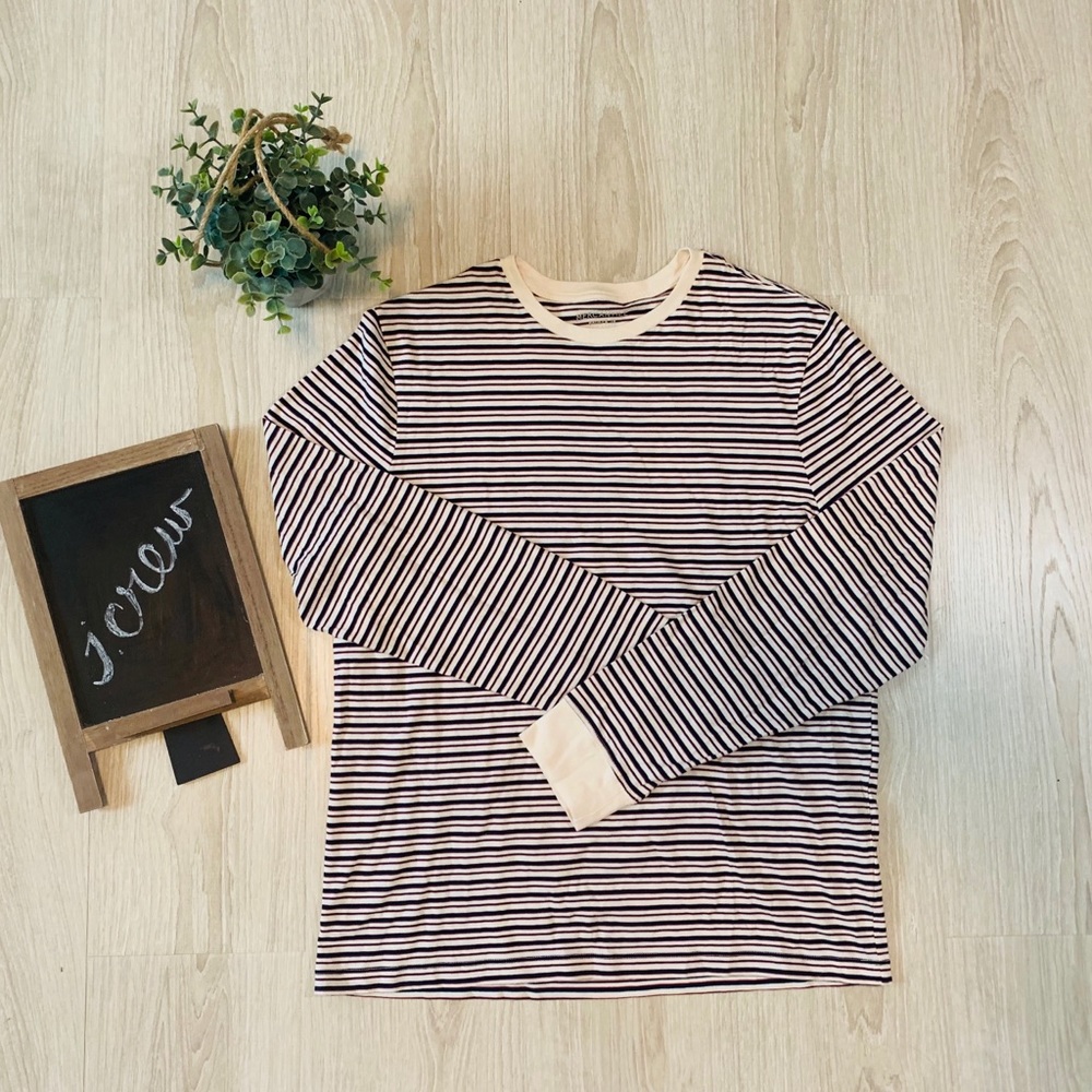 Jcrew Striped Long Sleeve Shirt